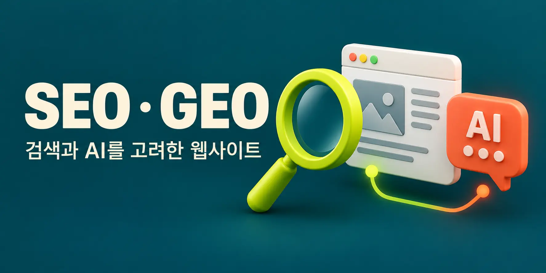 SEO·GEO: 검색과 AI를 고려한 웹사이트